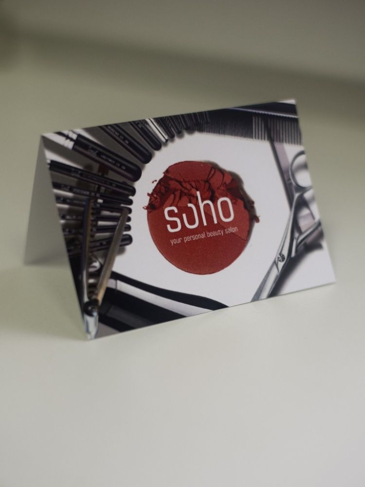 Подарочные сертификаты для салона красоты «Soho»