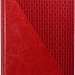 Ежедневник недатированный А5, Rich, красный, комбинированный, уголки
