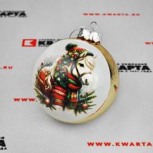 Ёлочные шары с логотипом