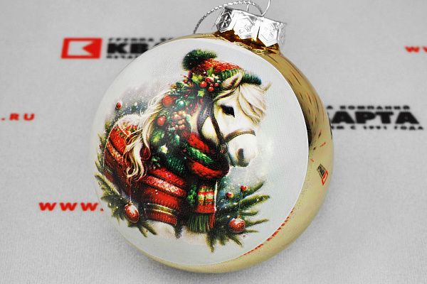 Ёлочные шары с логотипом