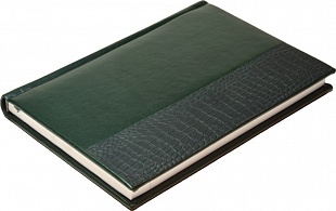 Ежедневник недатированный А5, Sevilia, зеленый, комбинированный