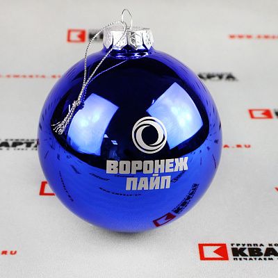 Стеклянные ёлочные шары для "ВОРОНЕЖ ПАЙП"