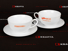 Чайная пара с печатью для "ЭЛЕВАТОР СПЕЦСТРОЙ"