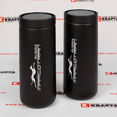 Термостаканы с лазерной гравировкой для "MARKOTRAN"