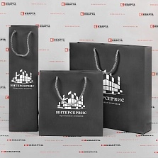 Ламинированные бумажные пакеты с логотипом