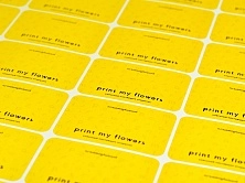 Брендированные наклейки для "PRINT MY FLOWERS"
