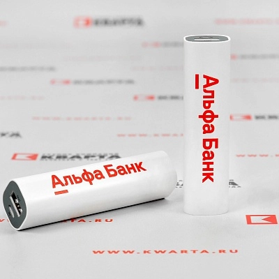 УФ печать на внешнем аккумуляторе для "Альфа Банк"