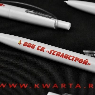 Ручки с логотипом для ООО СК "ТЕПЛОСТРОЙ"