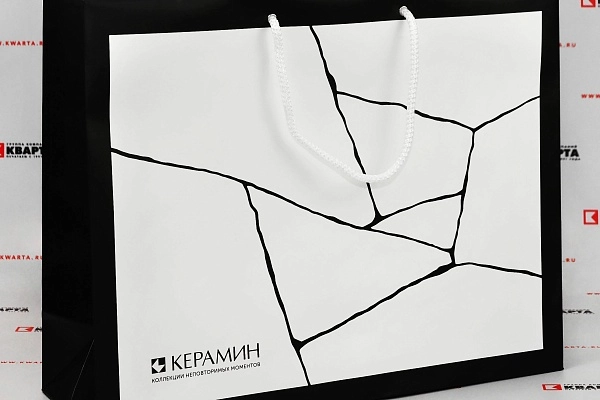 Ламинированные бумажные пакеты с логотипом