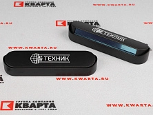 Парковочная визитка с УФ-печатью логотипа для "ТЕХНИК"