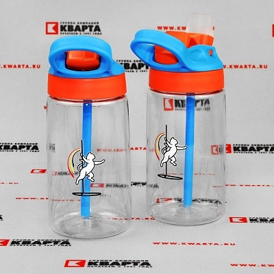 Детские бутылки для воды Frisk с УФ-DTF печатью логотипа.