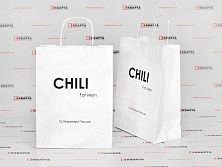Крафтовые брендированные пакеты для "CHILI"