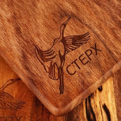 Разделочные доски с лазерной гравировкой логотипа для "СТЕРХ"