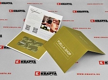 Пластиковые сертификаты с картхолдером для "PUELLA SHOP"
