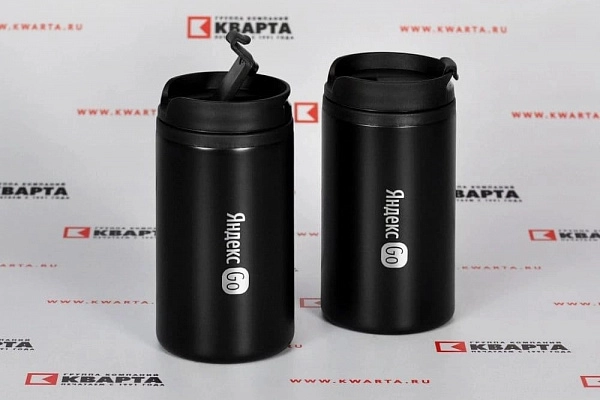 Лазерная гравировка на термокружках